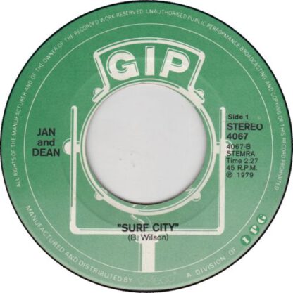 Jan and Dean – Surf City / Dead Man's Curve (7"si NL 1979 reissue of 1963 originals) vg++/vg++ - Image 3