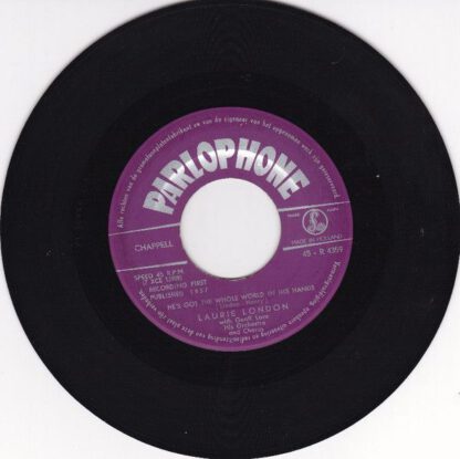 Laurie London ‎– He's Got The Whole World In His Hands (7"si NL 1957) vg++