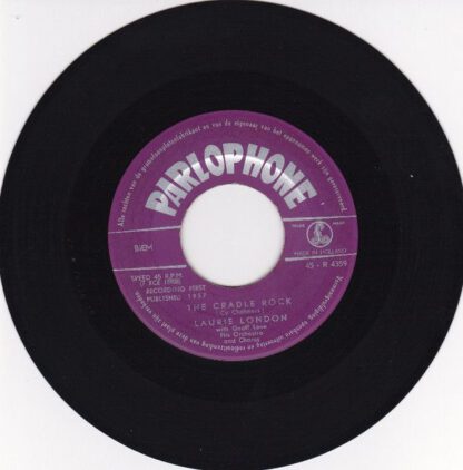 Laurie London ‎– He's Got The Whole World In His Hands (7"si NL 1957) vg++ - Afbeelding 2