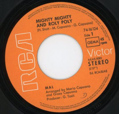 Mal ‎– Mighty Mighty Roly Poly (7"si Germany 1971) vg++/vg+ - Afbeelding 2