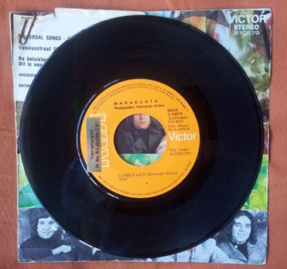 Marabunta ‎– Lonely Lily / Nana Nana (7"si Spain 1971) nm-/vg+ PROMO! - Afbeelding 3