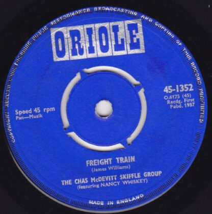 The Chas McDevitt Skiffle Group ‎– Freight Train (7"si UK 1957) vg/vg+