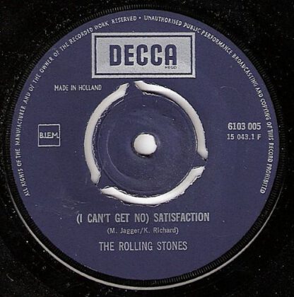 The Rolling Stones - (I Can't Get No) Satisfaction (7"si NL 1970 reissue) vg++