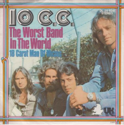 10cc ‎– The Worst Band in the World (7"si Germany 1974) PROMO! nm-/vg+