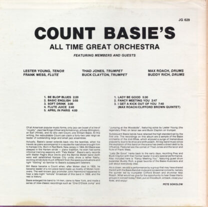 Count Basie - Count Basie with His All-Time Great Orchestra featuring Members and Guests (LP US 1978) nm/nm - Image 2