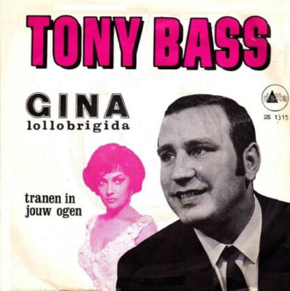 Tony Bass ‎– Gina Lollobrigida (7"si NL 1969) vg++/vg+