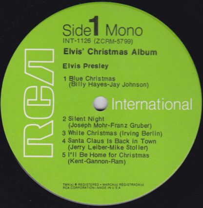 Elvis Presley ‎– Elvis' Christmas Album (7"LP US/UK 1970) vg+/vg+ - Afbeelding 3