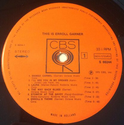 Erroll Garner ‎– This is Erroll Garner (2LP NL 1973) nm/vg++ - Image 3