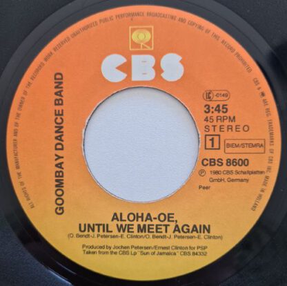 Goombay Dance Band ‎– Aloha-Oe, Until We Meet Again (7"si NL 1980) vg++/vg+ - Image 3