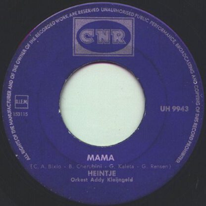 Heintje – Mama (7"si NL 1967) vg++/vg+ - Afbeelding 2