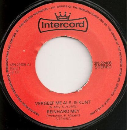 Reinhard Mey – Vergeef Me Als Je Kunt (7"si NL 1976) vg++/vg++ - Afbeelding 3