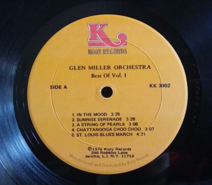 The Glenn Miller Orchestra ‎– The Best of The Glenn Miller Orchestra (Volume 1) LP US 1976 nm/nm - Image 3