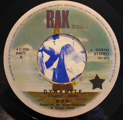 Mud ‎– Dyna-Mite (7"si Belgium 1973) vg++/vg++ - Image 2