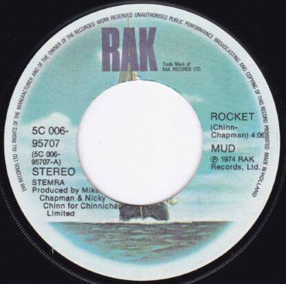 Mud ‎– Rocket (7"si NL 1974) nm/vg+ - Image 3