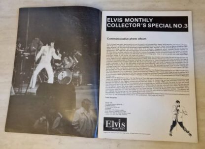 Elvis Presley - Elvis Monthly Collectors Special - Commemorative Photo Album No.3 (UK 1983) vg+++ - Image 2