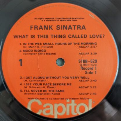 Frank Sinatra ‎– What Is This Thing Called Love / The Night We Called It a Day (2LP US 1970) vg++/vg++ - Image 5