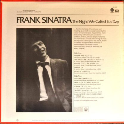 Frank Sinatra ‎– What Is This Thing Called Love / The Night We Called It a Day (2LP US 1970) vg++/vg++ - Image 4