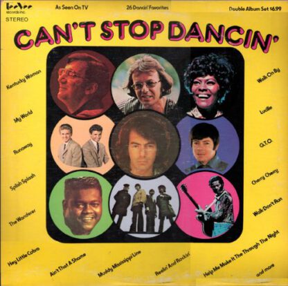 Various ‎Artists – Can't Stop Dancin' (2LP Canada 1974) vg++/vg++