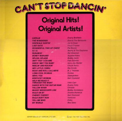 Various ‎Artists – Can't Stop Dancin' (2LP Canada 1974) vg++/vg++ - Image 2