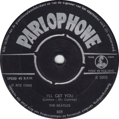 The Beatles ‎– She Loves You / I'll Get You  (7"si NL 1963) vg++/nm - Image 2