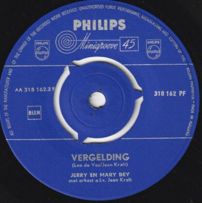 Jerry en Mary Bey ‎– De Vondeling (7"si NL 1958) vg/vg+ - Image 2