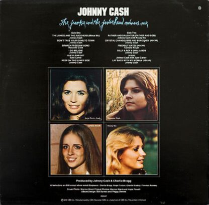 Johnny Cash ‎– The Junkie and the Juicehead Minus Me (LP NL 1974) vg+++/vg+ - Image 2