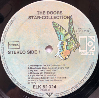 The Doors ‎– Star-Collection Vol. I + II (2LP NL 1977) nm/nm - Image 5