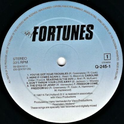 The Fortunes ‎– All The Hits and More (LP NL 1987) nm/vg++ - Image 4