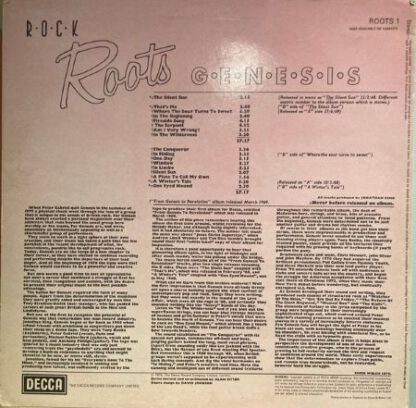 Genesis ‎– Rock Roots (LP NL 1976) nm/vg++ - Image 2