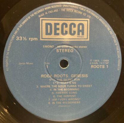 Genesis ‎– Rock Roots (LP NL 1976) nm/vg++ - Image 3