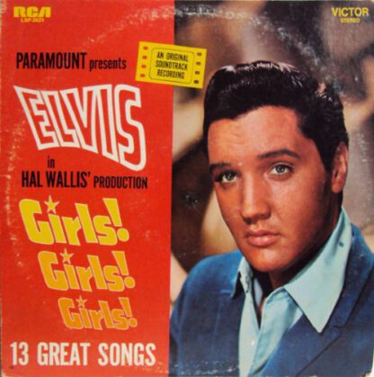 Elvis Presley ‎– Girls! Girls! Girls! (LP US 1976, reissue of 1962 original) vg++/vg++