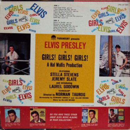 Elvis Presley ‎– Girls! Girls! Girls! (LP US 1976, reissue of 1962 original) vg++/vg++ - Image 2