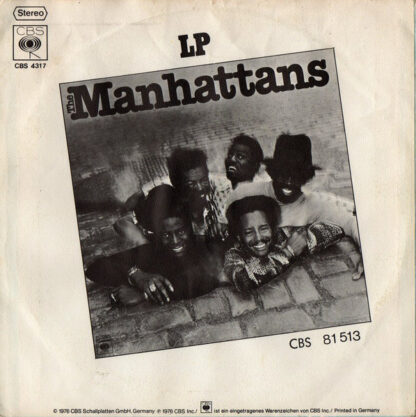 The Manhattans ‎– Kiss and Say Goodbye (7"si Germany 1976) vg++/vg+ - Image 2