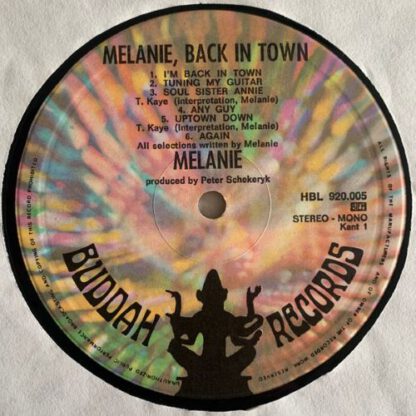 Melanie ‎– Melanie, Back In Town (LP NL 1969) nm-/vg+++ - Image 3