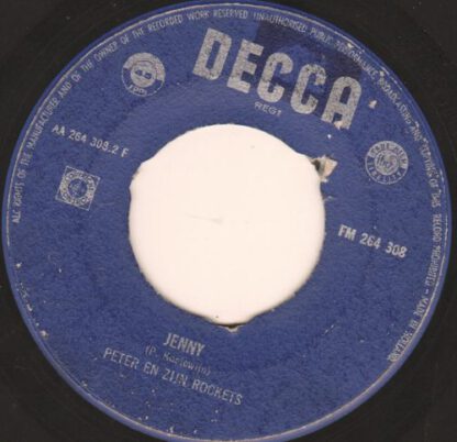 Peter en zijn Rockets ‎– Marijke (7"si NL 1960) vg+/vg+ - Image 2