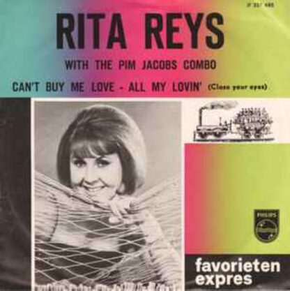 Rita Reys with The Pim Jacobs Combo ‎– Can't Buy Me Love / All My Lovin' (7"si NL 1964) nm/vg++