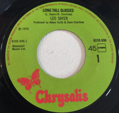 Leo Sayer ‎– Long Tall Glasses (7"si NL 1974) vg++/vg - Image 3