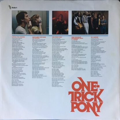 Paul Simon ‎– One-Trick Pony (LP Canada 1980) vg+/vg+ - Image 3