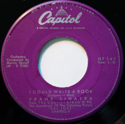 Frank Sinatra ‎– The Lady is a Tramp (7"si NL 1958) vg++/vg++ - Image 2