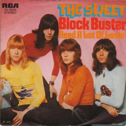 (The) Sweet – Block Buster (7"si Germany 1975) re-pressing of 1973 original vg++/vg+