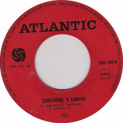 Yes ‎– Something is Coming / Dear Father (7"si NL 1971) vg++/vg++ - Image 2