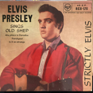 Elvis Presley – Strictly Elvis (7"EP UK 3/1960 issue of 1957 original) vg+/vg++