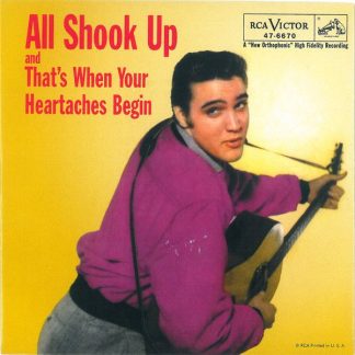Elvis Presley – All Shook Up / That's When Your Heartaches Begin (7"si US 2001) Red Vinyl! nm/nm