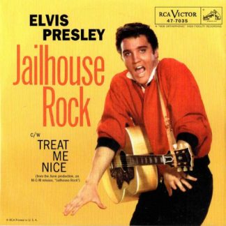 Elvis Presley – Jailhouse Rock / Treat Me Nice (7"si US 2001) Red Vinyl! nm/nm