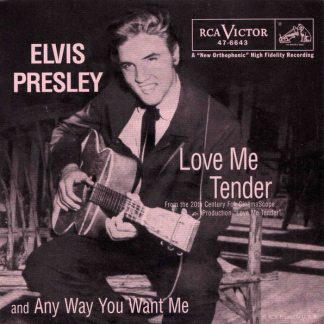 Elvis Presley – Love Me Tender / Anyway You Want Me (That's How I Will Be) 7"si US 2001) Red Vinyl! nm/nm