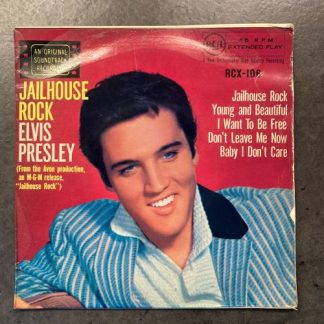 Elvis Presley ‎– Jailhouse Rock (7"EP UK 1964-1965) vg+/vg+