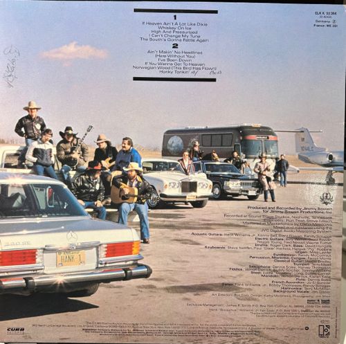 Hank Williams, Jr. – High Notes (LP France 1982) nm/vg+ - Image 2