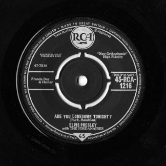Elvis Presley - Are You Lonesome Tonight? / I Gotta Know (7"si UK 1960) vg+