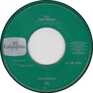 The Shadows ‎– F. B. I. (7"si NL 1961) vg+++/vg++